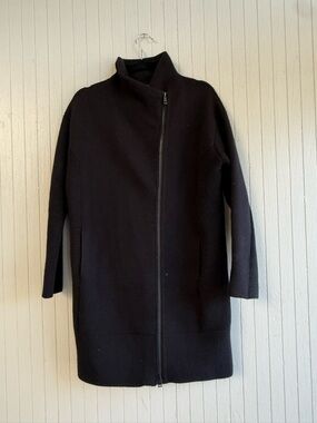 Vince zip-up wool sweater jacket